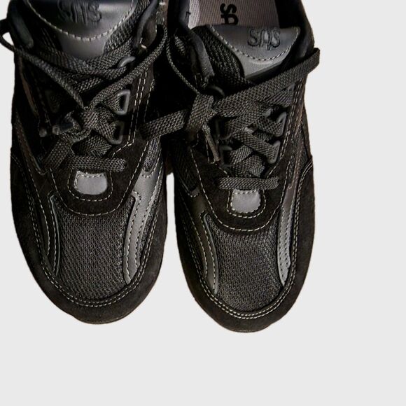 SAS Tour Mesh Women's Lace Up Sneaker Size 8.5 Wide Black New - Picture 3 of 9